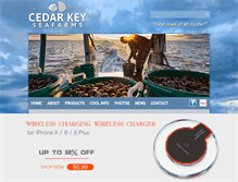 Tablet Screenshot of cedarkeyseafarms.com